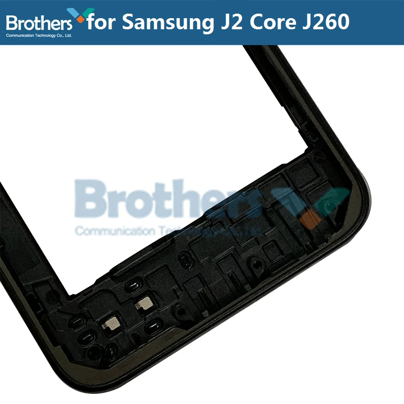Для Samsung Galaxy J2 Core J260 средняя рамка с кнопками объектива камеры для J260F J260G тест
