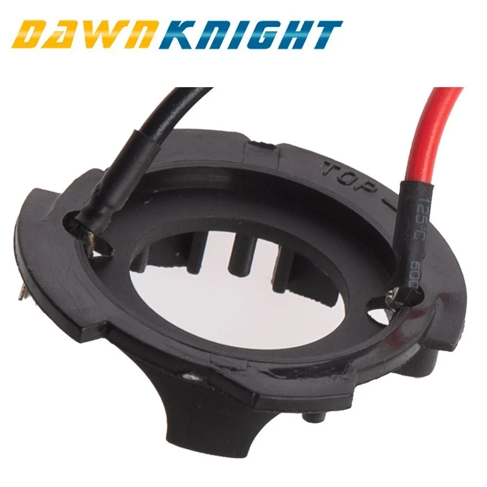 DAWNKNIGHT 2 шт. H7 Led гнездо для фары адаптер для Volkswagen Golf 5/Jetta/старый Sagitar H7 для VW