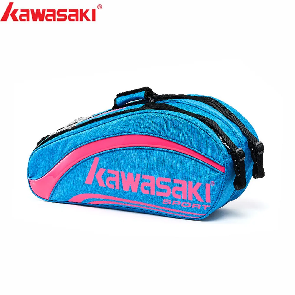 Kawasaki King серия бадминтон сумка большая емкость ракетка спортивная сумка для 6 ракетки для бадминтона с двумя плечиками KBB-8652