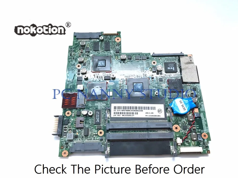 Материнская плата PCNANNY для ноутбука HP ACER 3810 3810TG TM8371 с ЦП DDR3 MBPE70B001