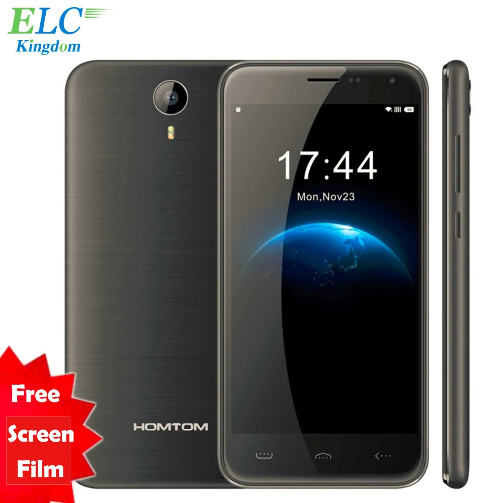 Оригинальный HOMTOM HT3 Pro 5 дюймов 4 г LTE мобильный телефон Android 1 MTK6735 ядра 2 ГБ + 16 dual SIM