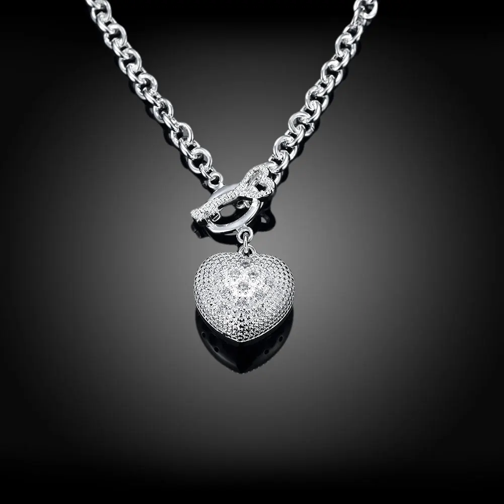 Сердце замок sautoirs kette ожерелья и кулоны colgante женщин Баян мужской en argent с