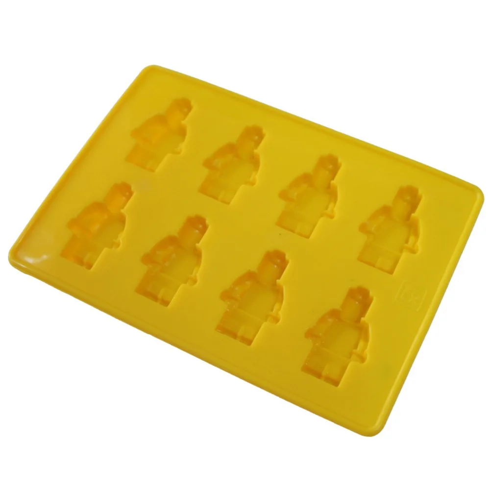 Силиконовая форма 8 шт. силиконовая в виде робота для мороженого инструменты ванн