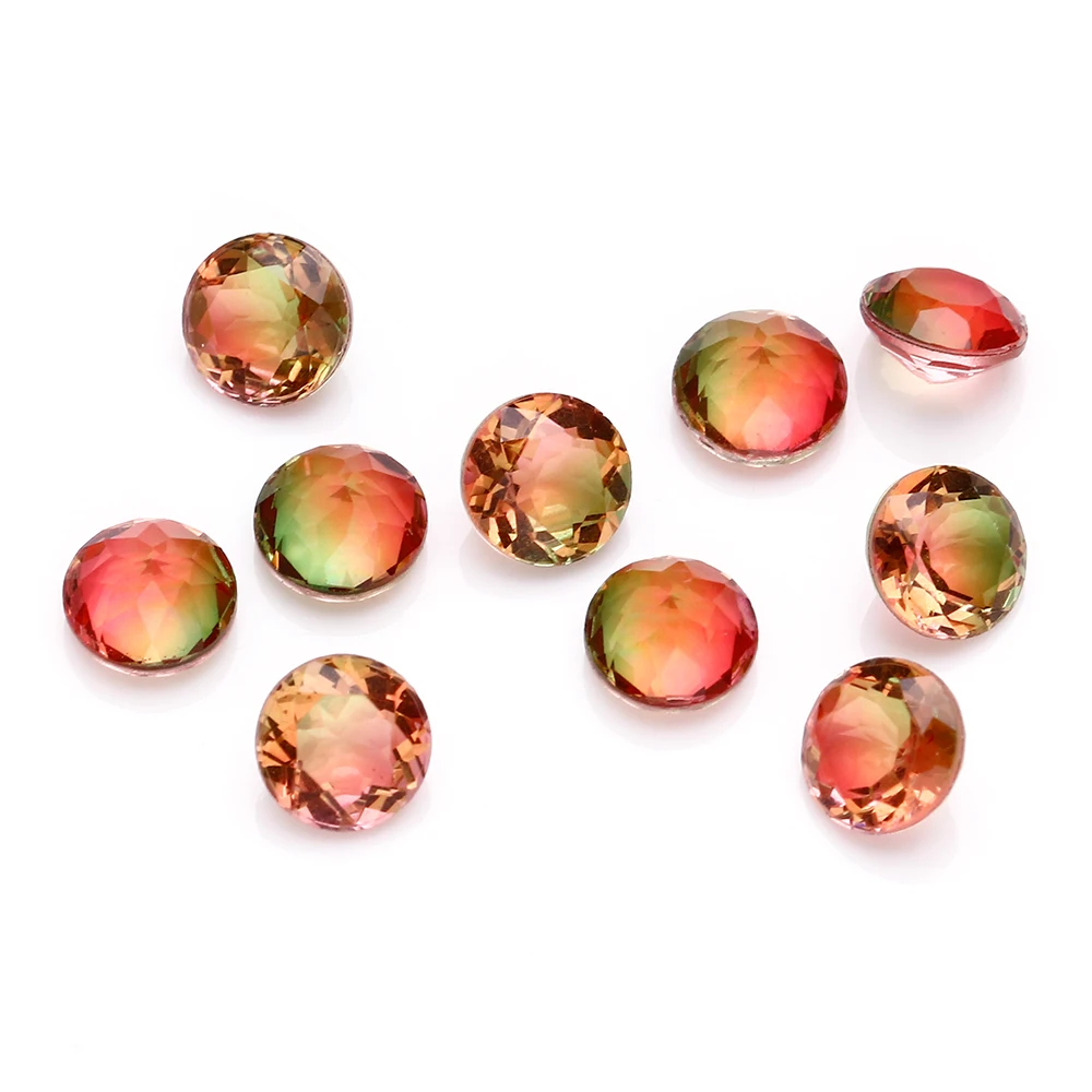Двухсторонний каракатиный 5 мм турмалиновый рассыпной порошок GemstoneFashionJewelry аксессуары декоративные подарки камень 10 палочек