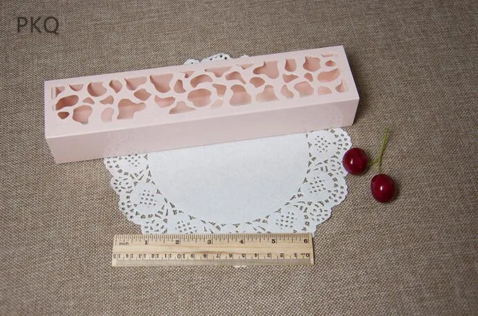 10 шт. 25 5x5 8x3 8 см 4 цвета полый картонная упаковка коробка длинная секция Макарон