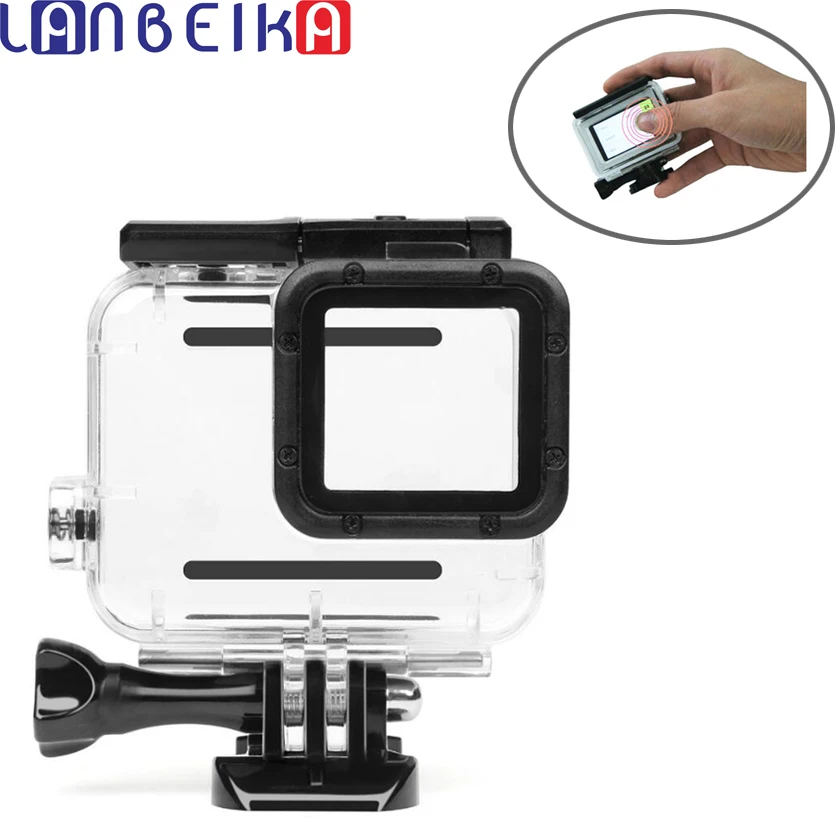 LANBEIKA для gopro hero 6 5 Touchbackdoor Дайвинг водонепроницаемый корпус Чехол 45 м для gopro hero 6 5 Go pro5 Gopro6 gopro hero 6