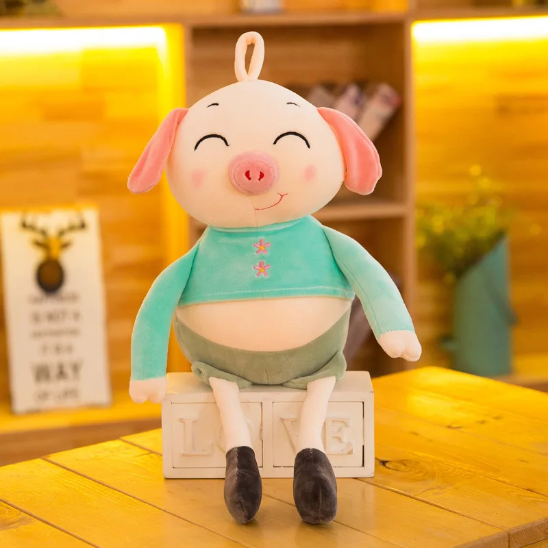 Kawaii Плюшевые свинки Животные 40 см 65 игрушки милый розовый поросенок ковыляет