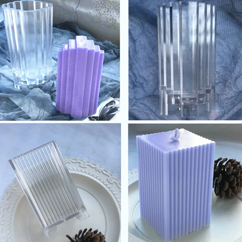 Горячая многоразовая свеча ручной работы Изготовление DIY свеча Мыло Ремесло Плесень 3d пластик плесень ручной работы соевые свечи Арома Воск Мыло Формы