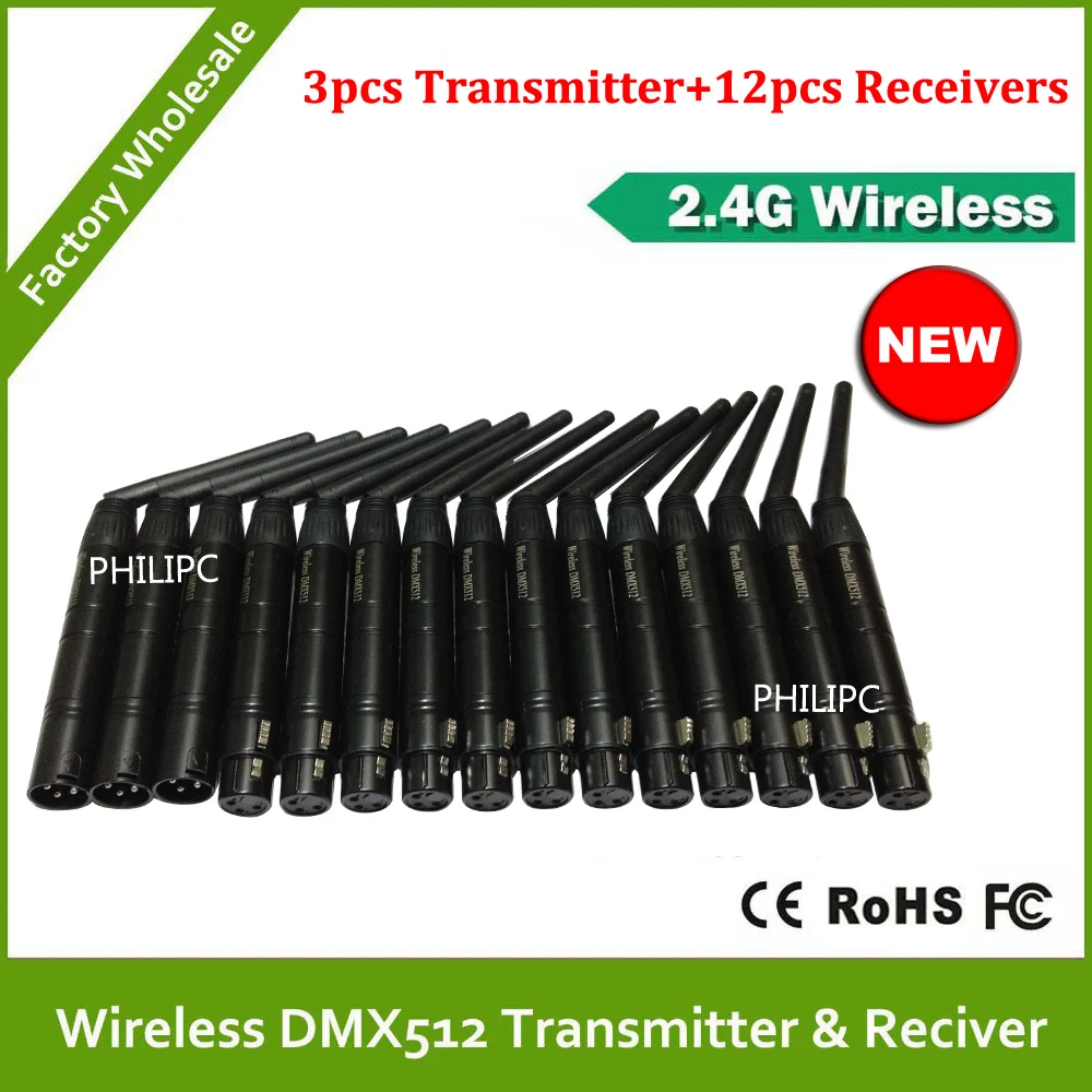 

Бесплатная доставка DHL 2,4G ISM DMX512 беспроводной мужской/женский XLR LED освещение для сцены PAR Party Light US Plug высокое качество