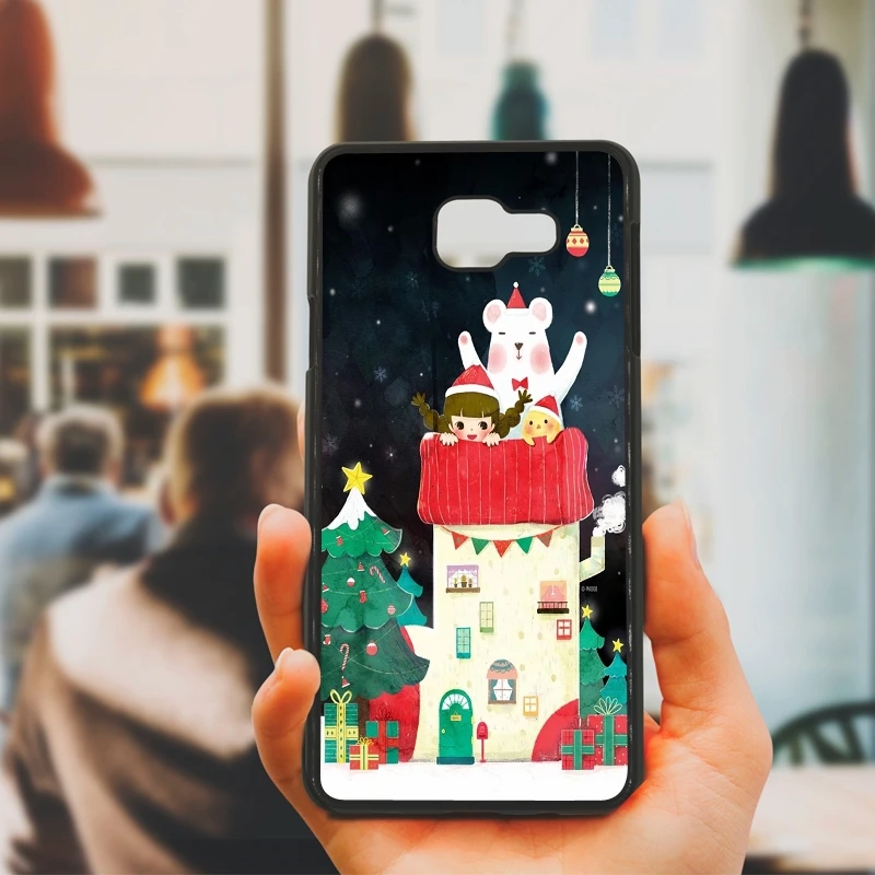 Mobile Phone Cases Hard Cover for Samsung Galaxy S8 S9 Plus S3 S4 S5 Mini S7 S6 Edge Case Christmas Friend Gift Cute Lovely |