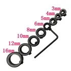 1 комплект 3-16 мм сверло упорное кольцо Деревообрабатывающие инструменты глубина стопорные кольца позиционная дрель локатор шестигранный ключ Электрические запчасти