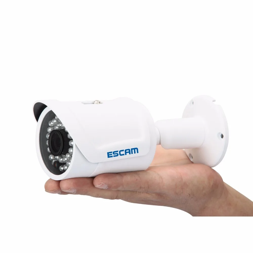 Escam qd320 720 P IP Камера 1.0 Мп ИК Открытый Пуля Камеры Скрытого видеонаблюдения Ночное