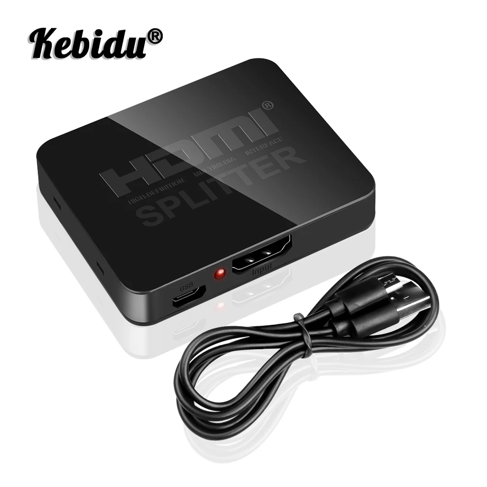 Совместимому с HDMI 1 в 2 из 1080p 4K 1x2 HDCP зачистки 3D сплиттер Мощность усилитель