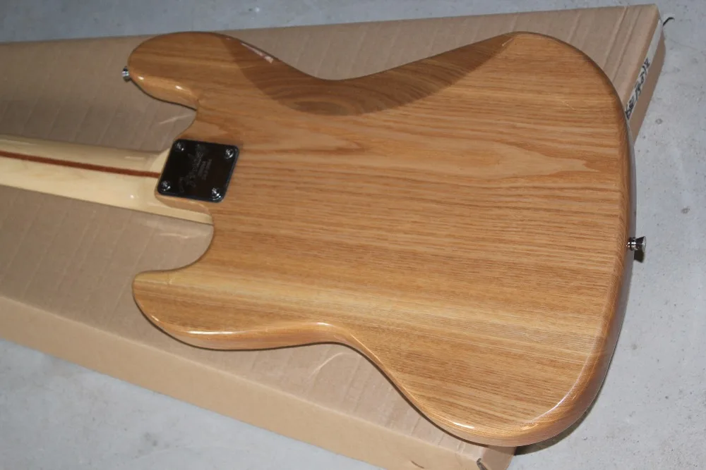 Бесплатная доставка пользовательские американский Винтаж ❵ бас 4 Strings BurlyWood