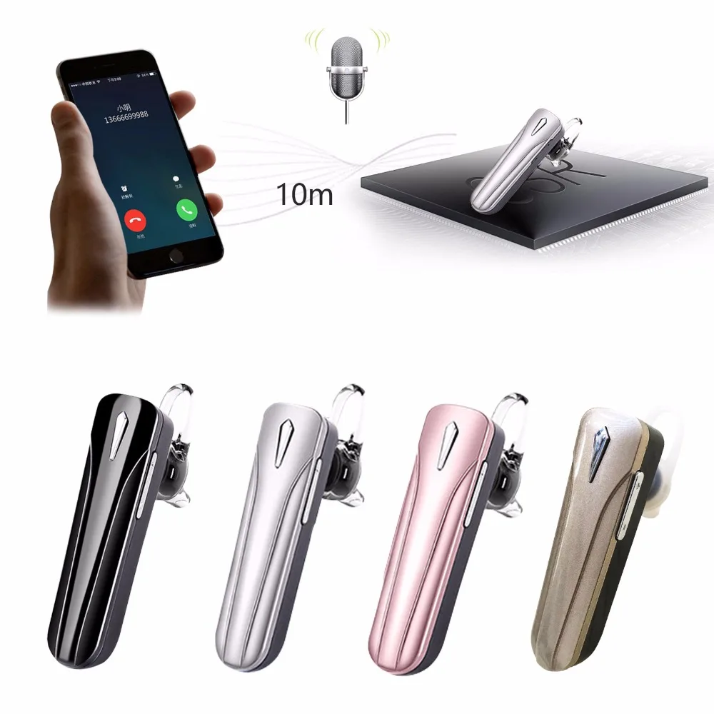 Bluetooth гарнитура Беспроводные наушники с микрофоном Handsfree наушник 12 часов Play Time