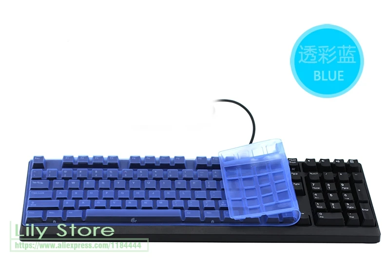 Для AKKO Ducky Zero One 3108 S RGB Беспроводная клавиатура силиконовая Пылезащитная Механическая Bluetooth клавиатура защитный чехол