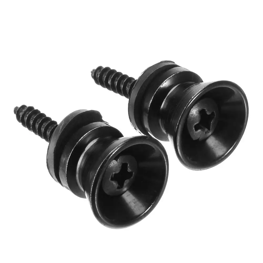 Металлический металлический гитарный ремешок 2 шт. замок кнопка концевой штифт с