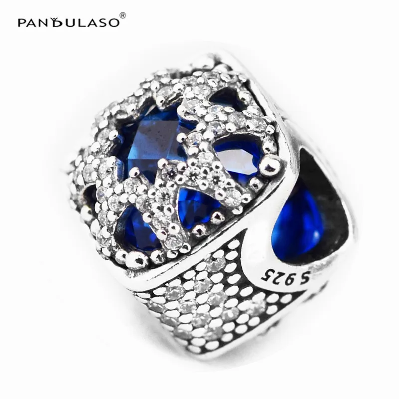 Ледяная красота Очаровательные темно-синие Бусины для женщины &quotсделай сам&quot