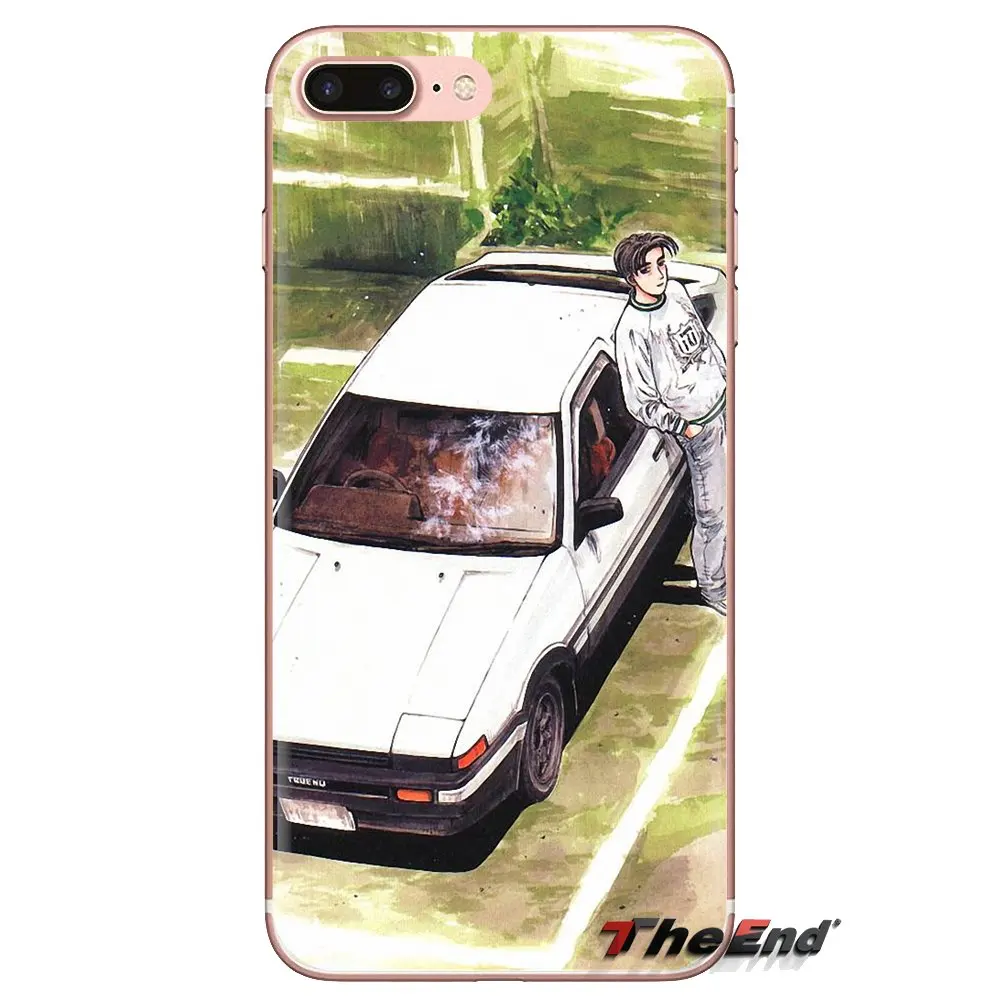 Оригинальный D AE86 Trueno Janpan для Samsung Galaxy S3 S4 S5 Mini S6 S7 Edge S8 S9 S10 Plus Note 3 4 5 8 9 прозрачный