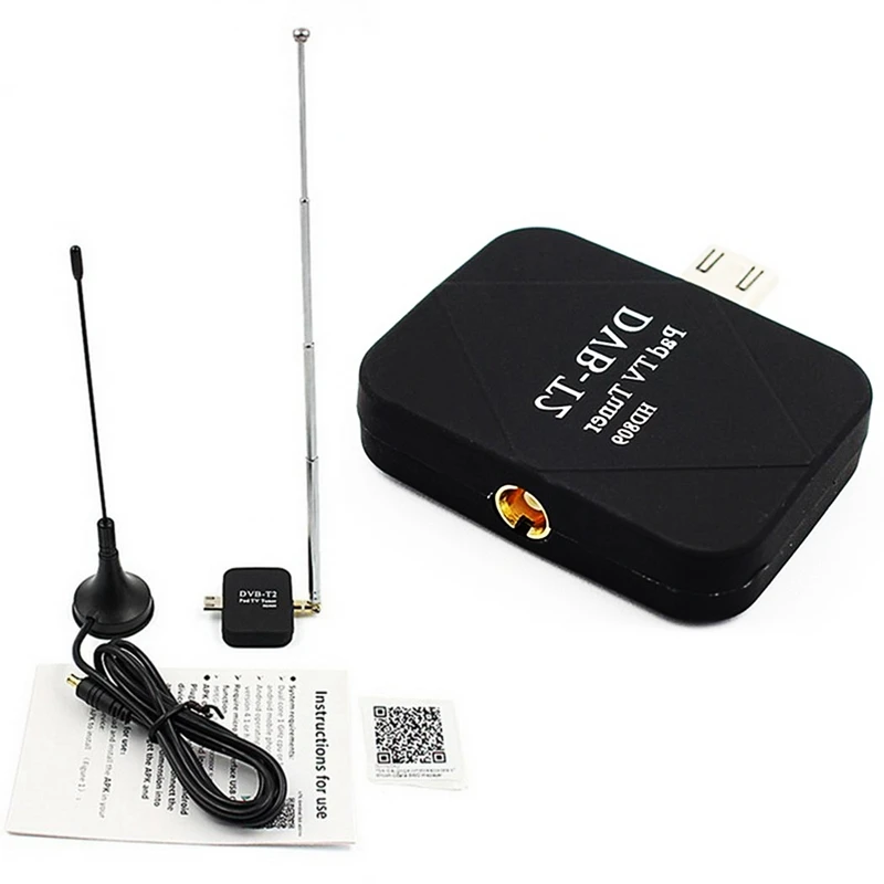 Portable USB DVB-T/T2 TV Tuner Stick Dongle Receiver for Android Smartphone | Электроника