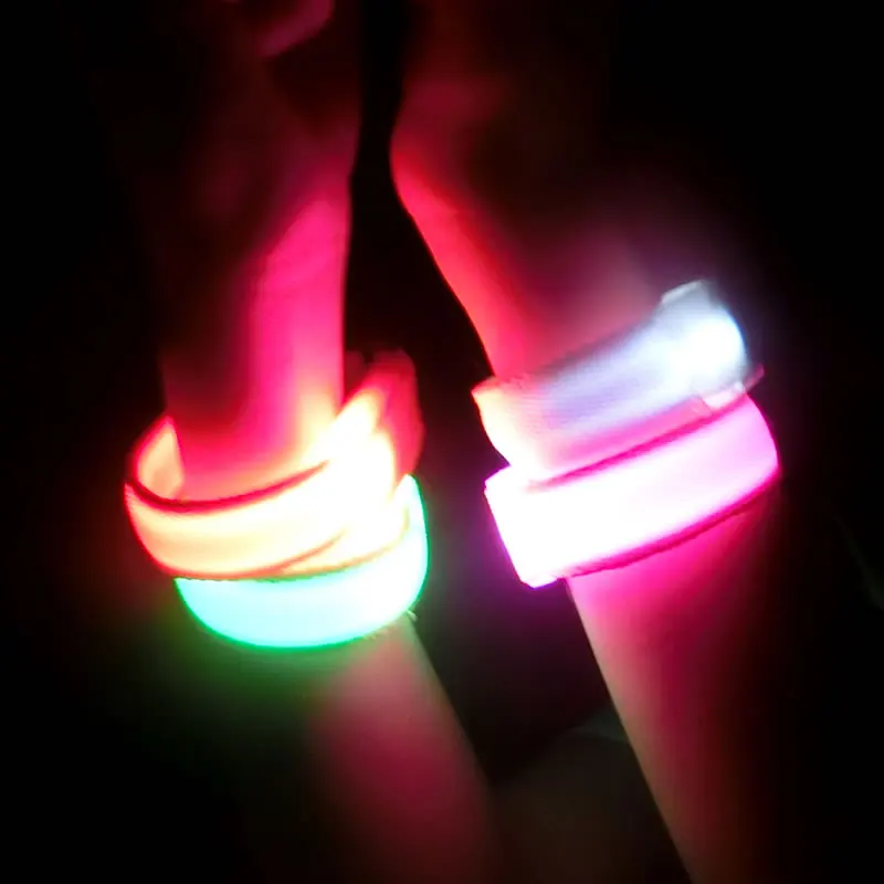 

200pcs Christmas Gifts Party Glow LED Flashing Bracelets LED Bracelet for Kids Men Women