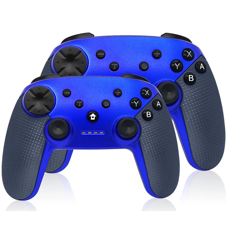 2Packs Blue Для nintendo Switch Pro Dual Shock беспроводной контроллер геймпад джойстик для ПК Android игровая ручка пульт дистанционного управления джойстик - Цвет: 2Packs Blue