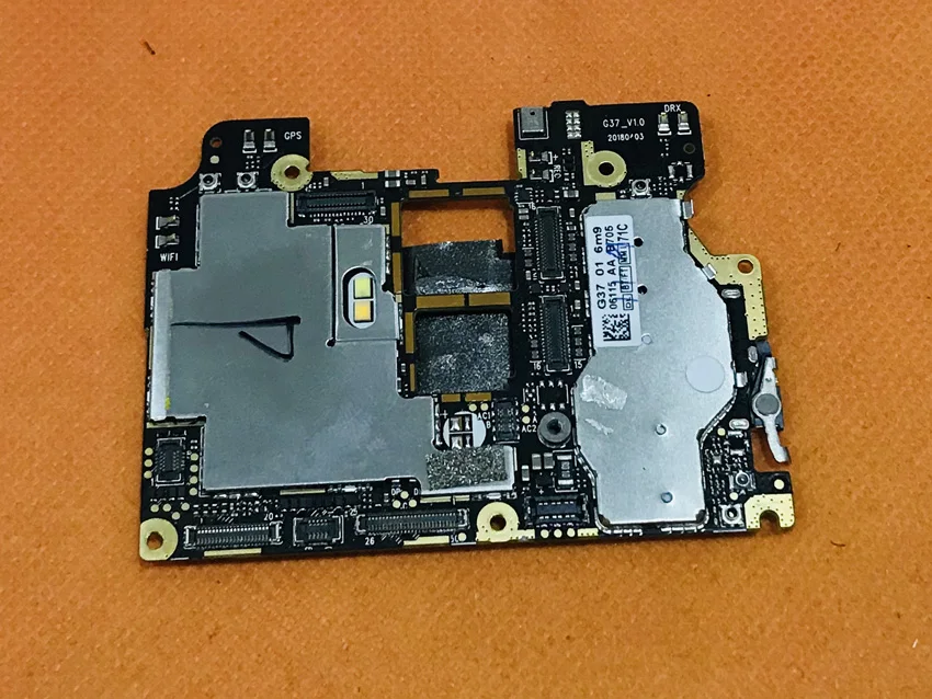 Старая оригинальная материнская плата 6 ГБ ОЗУ + 128 Гб ПЗУ для UMIDIGI Z2 Pro Helio P60 Octa Core