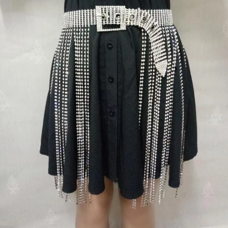 Женский ремень с кисточками золотистого/серебряного цвета|Женские ремни| |