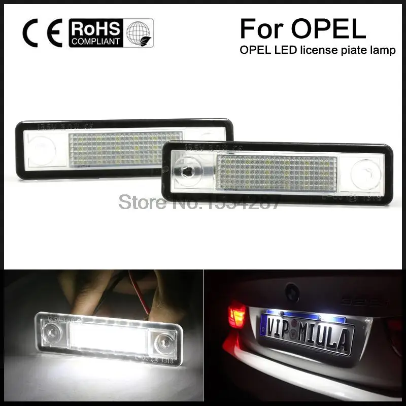 Светодиодный номерной знак для Vauxhall Opel Corsa B Astra F G Vectra Omega высокое качество|Фара