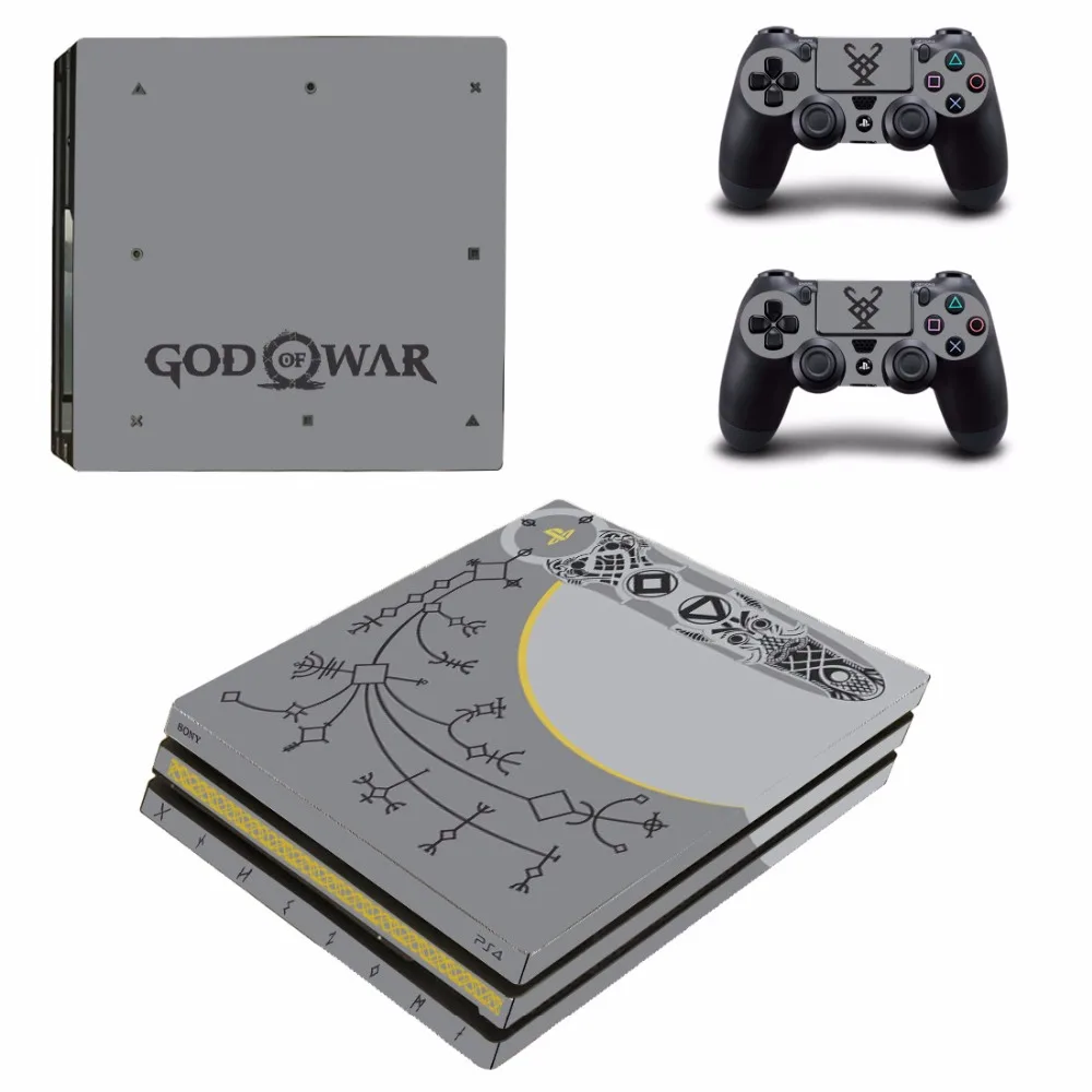 God of War PS4 Pro стикер кожи для sony PS4 Pro playstation 4 и 2 обложки контроллера