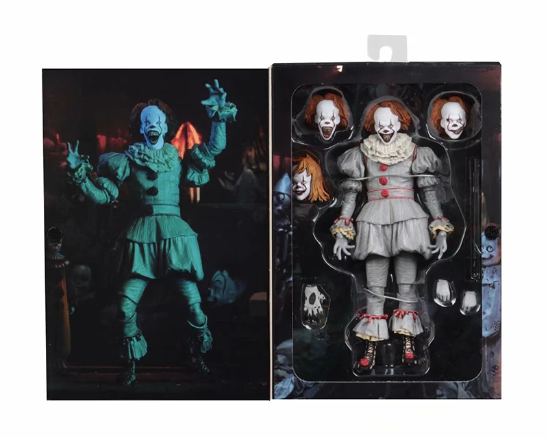 3 типа NECA Стивен Кинг это Pennywise ужас ПВХ фигурка игрушка кукла подарок на Хэллоуин