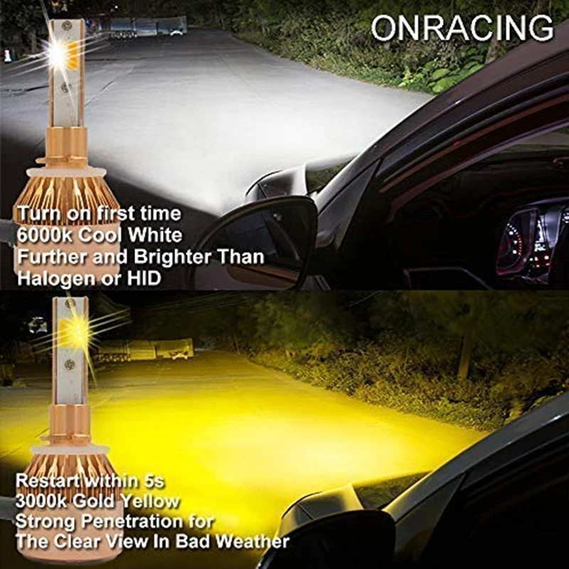 Автомобильные лампочки светодиодные H4 H7 9003 HB2 H11 LED H1 H3 H8 H9 880 9005 9006 H13 9004 9007