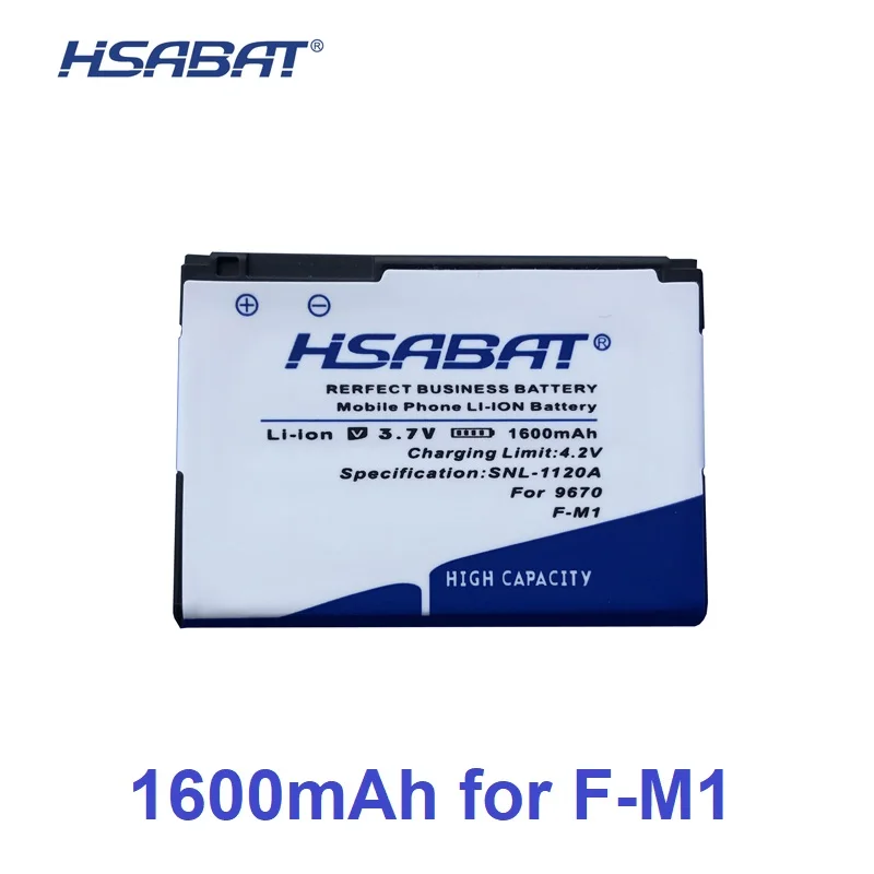 HSABAT топ бренд 100% новый аккумулятор 1600 мАч для BLACKBERRY PEARL 3G F M1 9100 9105 Стиль 9670 с