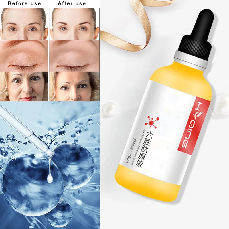 

Top Luxury High Quality Hyaluronic Acid Six Peptide Essence Moisturizing Skin Repair Essence Face Care NShopping