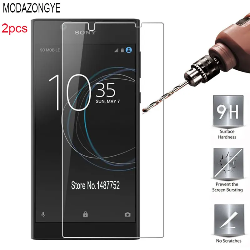 

Защитная пленка для экрана, закаленное стекло для Sony Xperia L1, 1, G3311, G3312, G3313, 2 шт.