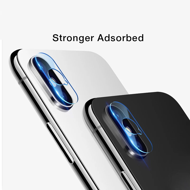 2 шт. Защитная пленка для камеры iPhone X Закаленное стекло экрана 10 9 H Защита от