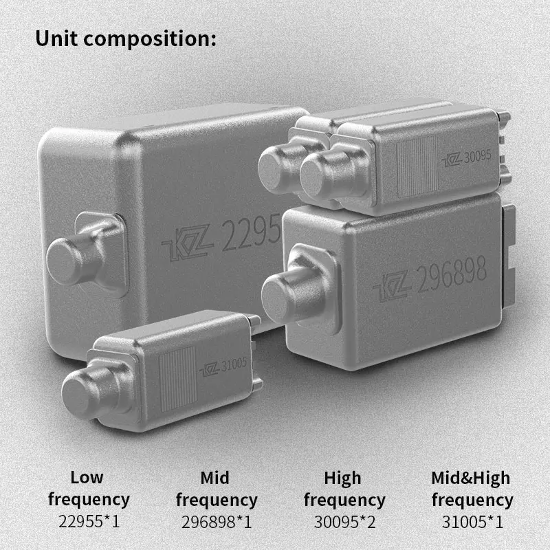 KZ AS10 5BA сбалансированные арматурные наушники Hi Fi стерео вкладыши|Наушники и