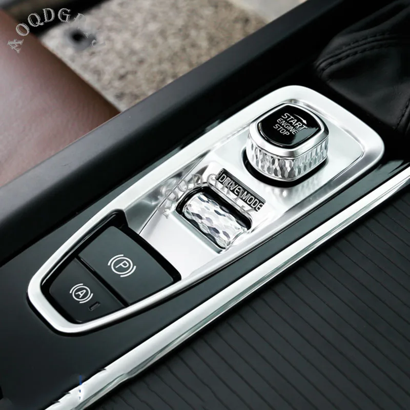 Автомобильный Стайлинг для Volvo XC90 XC60 S90 V90- ABS интерьер электронный ручной тормоз молдинг крышка отделка стикер 1 шт