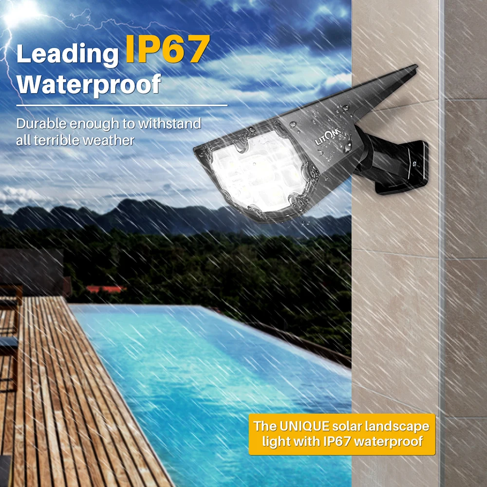 Litom CD190 наружный садовый ландшафтный свет 12 LED лампа для лужайки IP67