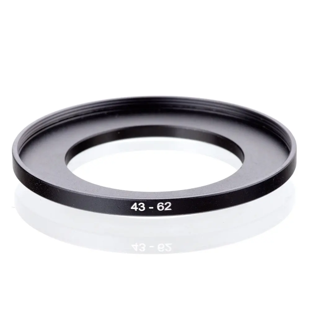 

original RISE(UK) 43mm-62mm 43-62mm 43 to 62 Step Up Ring Filter Adapter black