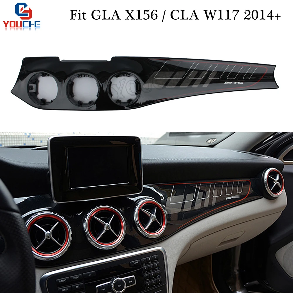 Mercedes X156/W117 Замена AMG приборной панели отделка для GLA/CLA класс 2014 + ABS Кондиционер