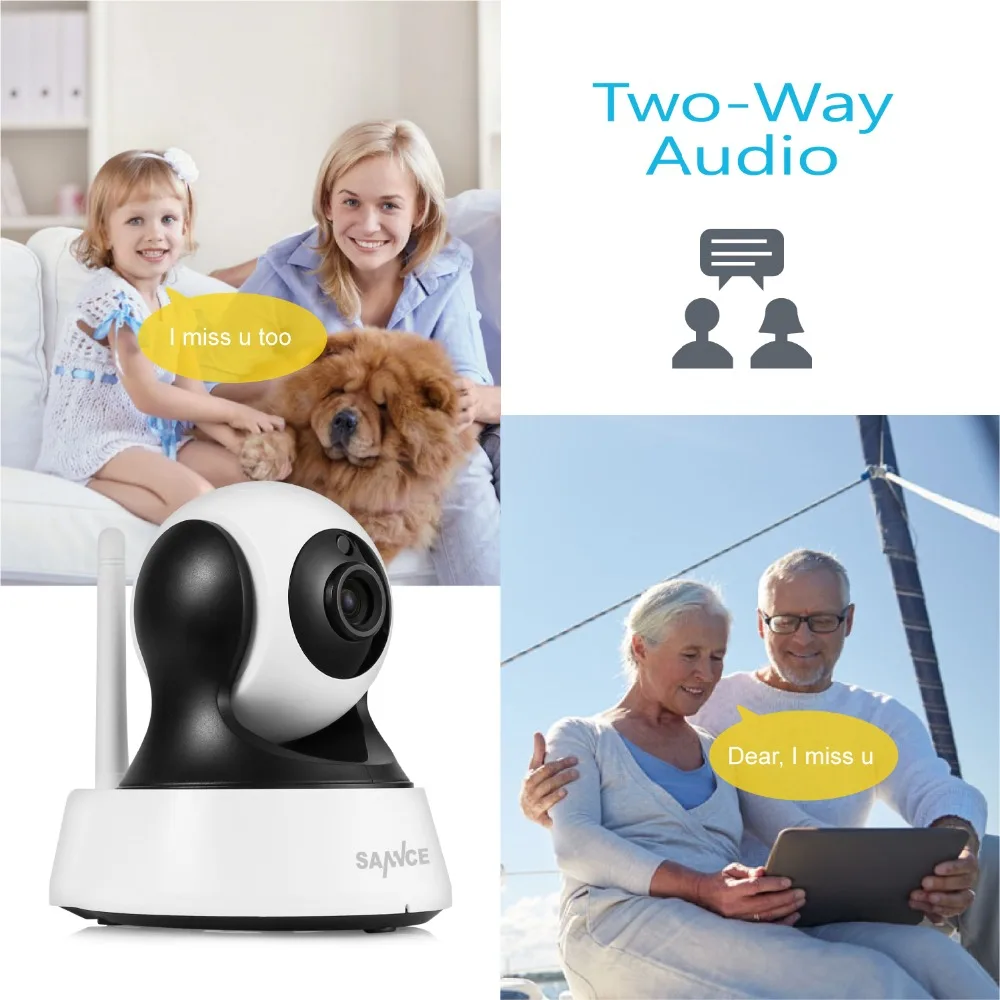 SANNCE RU распродажа 1080P IP камера wifi умная Беспроводная CCTV мини 2MP детский монитор