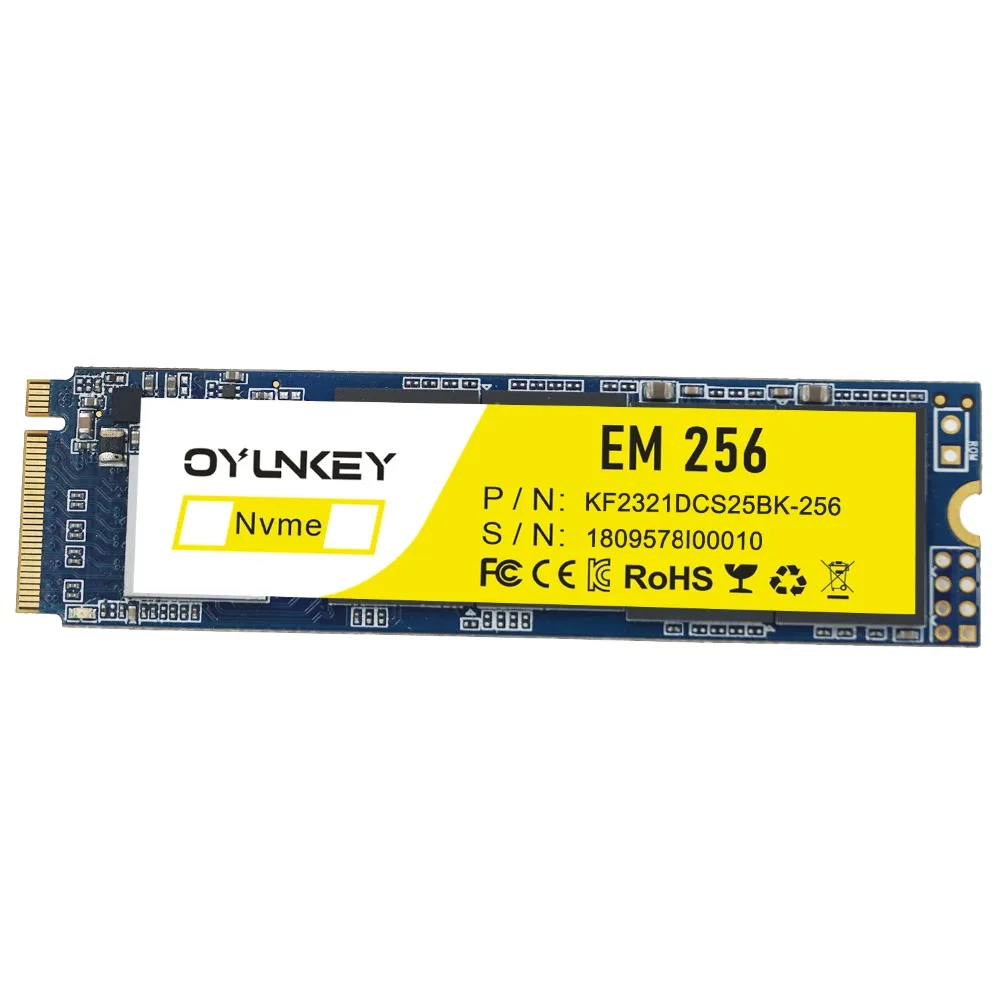 M.2 SSD OYUNKEY 256 ГБ 512 NVME твердотельный накопитель PCIE 2280 жесткий диск 3D NAND PCI Express