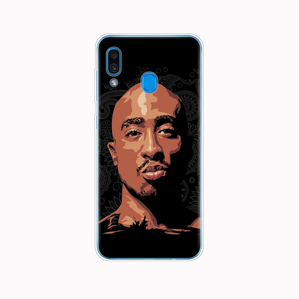 Чехол для Samsung A50 чехол Galaxy A60 A10 A30 A40 A70 A 50 2019 A9 A7 2018 2Pac Тупак Амару Шакур | Мобильные