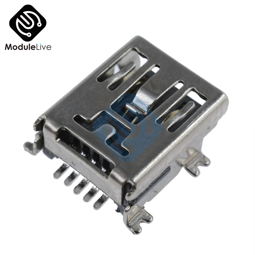 10 шт. Мини крошечный USB SMD 5 контактный гнездовой разъем Mini B|Соединители| |