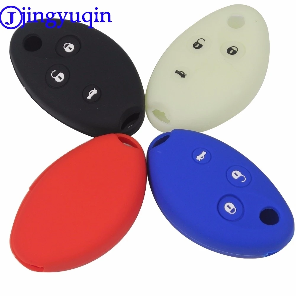 

jingyuqin 3 Buttons Remote Silicone Car-Styling Key Cover Case For Citroen Xsara/C5 Replacement Folding Flid Key