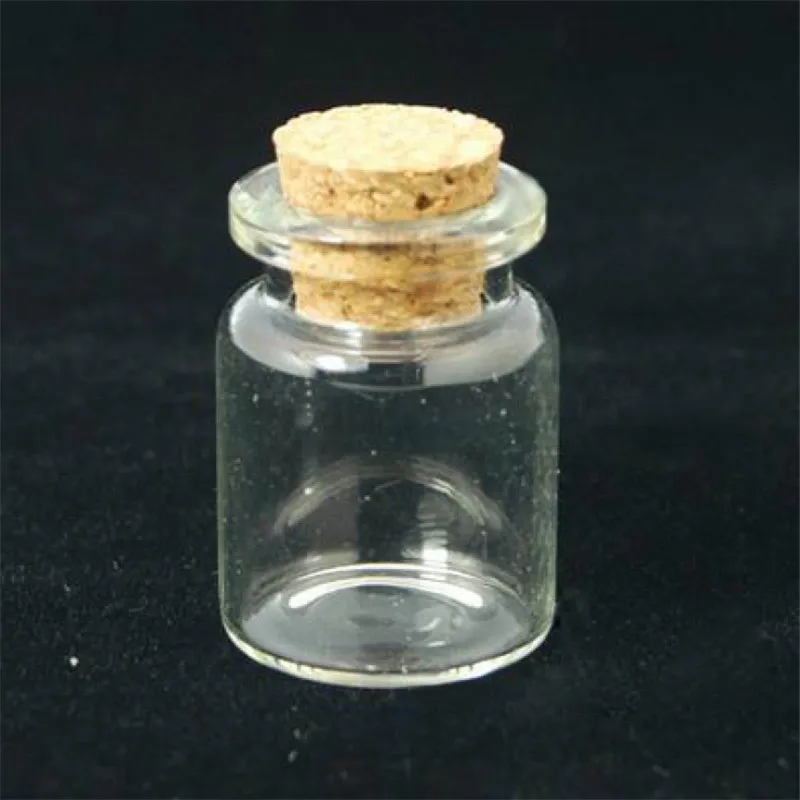 22x33mm 20 штук мини, из прозрачного стекла бутылки для шарик для хранения ювелирных изделий специальный подарок контейнеры Jar Контейнер для вечерние Декор F60 - Цвет: 22x33mm