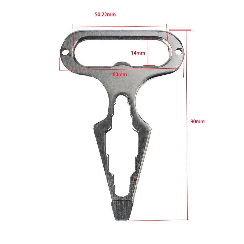 5 шт. упак. брелок для ключей инструменты самозащиты открывалка бутылок из