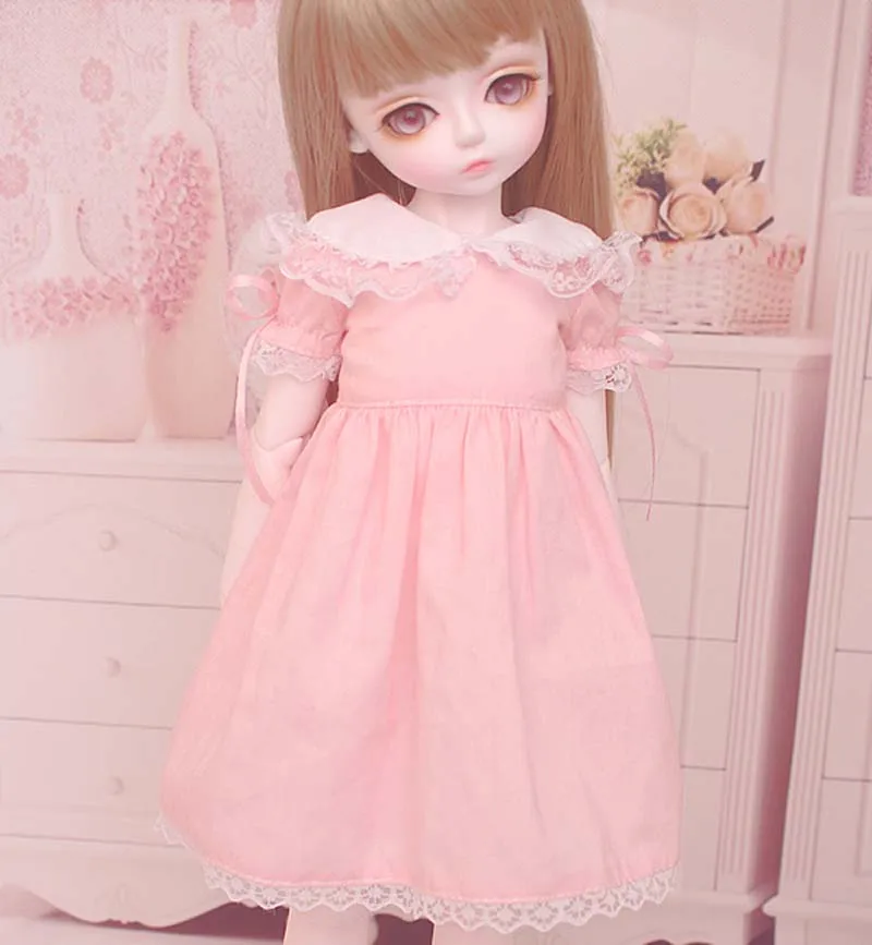 1/3 1/4 1/6 BJD кукла BJD/SD модная одежда розовое милое платье для маленьких девочек