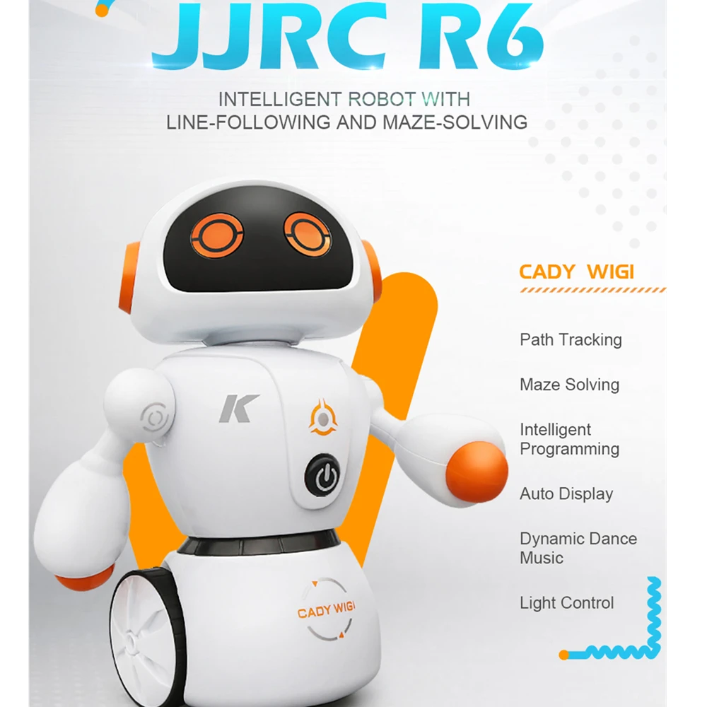 JJRC R6 интеллектуальное Программирование танцующий робот с линейным следующим